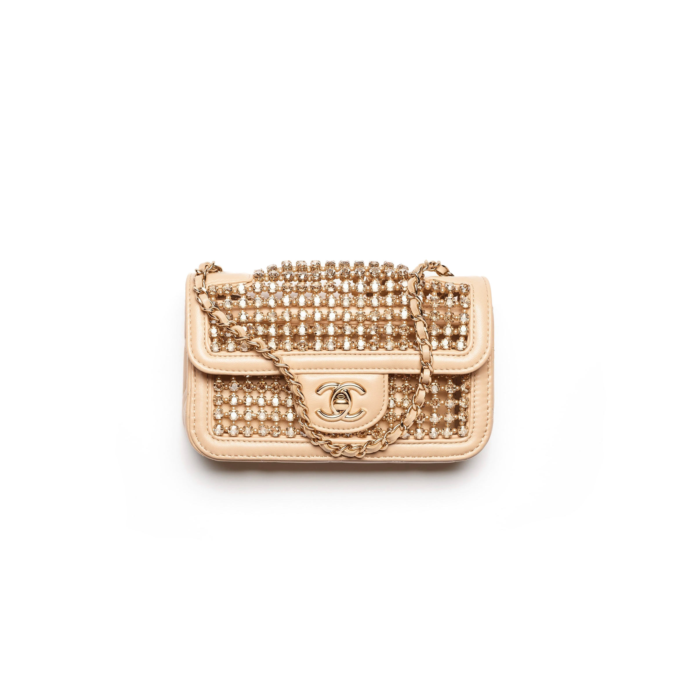 Ch*el master mini diamante classic flap bag as4961 (16*13*4.5cm)